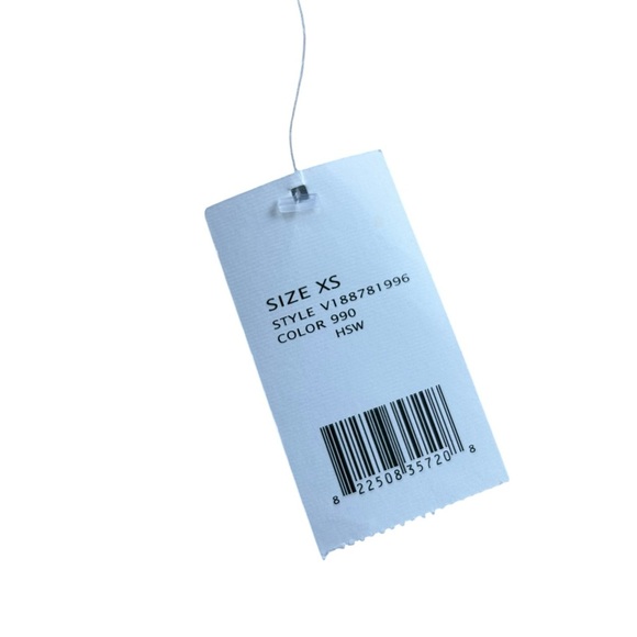 VINCE Gray & White Striped Long Sleeve Shirt NWT Lightweight Size XS - Picture 3 of 8